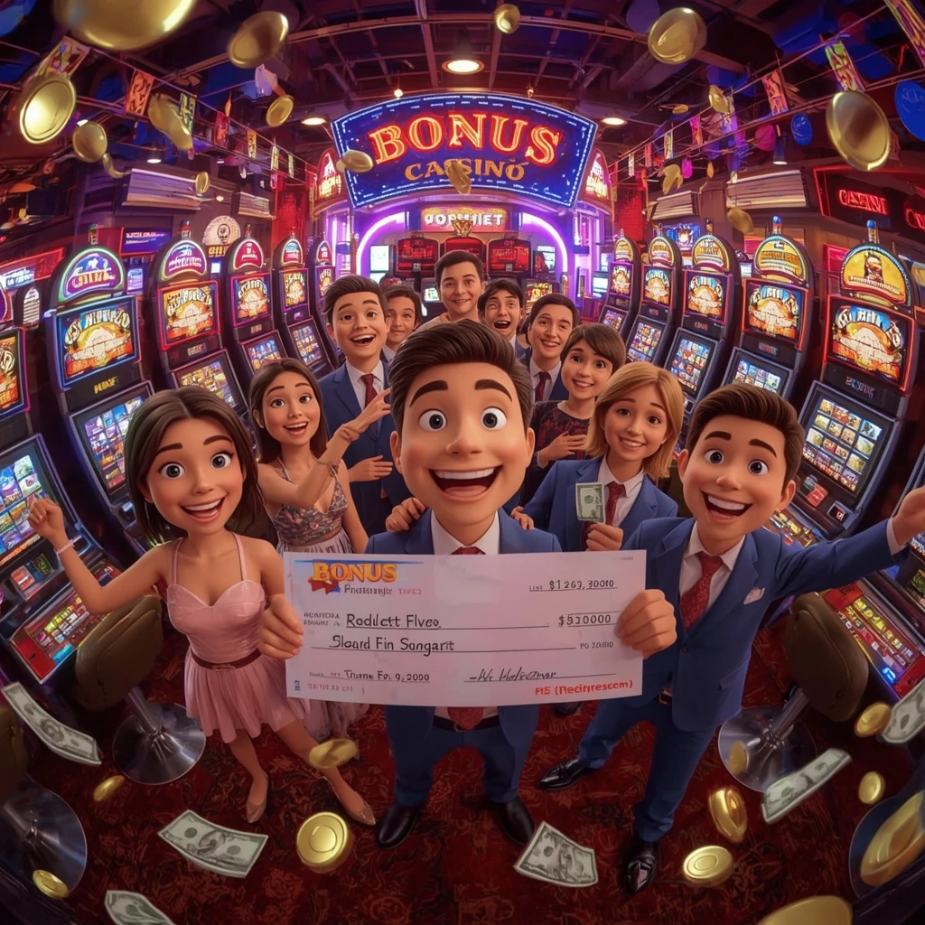 bonus nelle mani di un uomo al casinò GOOD FOR PLAY CASINO